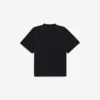 Tricou oversized pentru bărbați cu imprimeu surfer vintage, negru