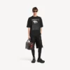 Tricou oversized pentru bărbați „The Song of the Highest Tower” în culoarea neagră