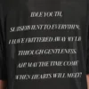 Tricou oversized pentru bărbați „The Song of the Highest Tower” în culoarea neagră