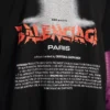 Tricou oversized pentru femei „The Door” în culoarea neagră