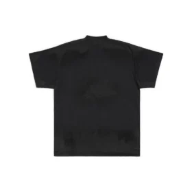 Tricou Oversized pentru skateri „Black Faded” 739028TOVN21055