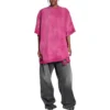 Tricou oversized reparat 3B Sports Icon „Dark Fucshia” 704056TMVA50556