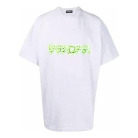 Tricou Oversized Slime „Gri-Verde” 676589TLVF11203