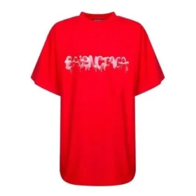 Tricou Oversized Slime „Roșu Alb” 676589TLVF16407