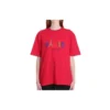 Tricou Paris Love cu imprimeu standard, mânecă scurtă, roșu 594599TGV435640