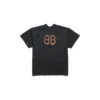 Tricou Paris Moon cu imprimeu dublu pe față, oversized „Black” 791615TQVY22020