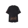 Tricou Paris Moon cu imprimeu inversat, oversized „Black Faded” 698811TOVT31055