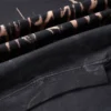 Tricou Paris Moon cu imprimeu inversat, oversized „Black Faded” 698811TOVT31055