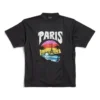 Tricou Paris Tropical, croială medie, „Negru” 764235TPVL91569