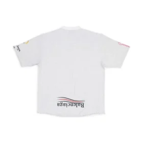 Tricou Paris Upside Down Oversized „White” 698811TMVC9900