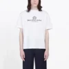 Tricou pentru bărbați Balenciaga BB Paris cu imprimeu, guler rotund și mâneci scurte, versiune retro, alb 594579TGV609000