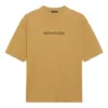Tricou pentru bărbați Balenciaga cu guler rotund, imprimeu cu litere și mâneci scurte, de culoare kaki 620969TIV509605
