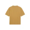 Tricou pentru bărbați Balenciaga cu guler rotund, imprimeu cu litere și mâneci scurte, de culoare kaki 620969TIV509605
