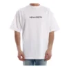 Tricou pentru bărbați Balenciaga cu guler rotund, imprimeu cu litere, mânecă scurtă, alb 620969TIV509040