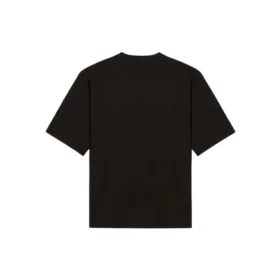 Tricou pentru bărbați Balenciaga cu guler rotund, imprimeu cu litere, mânecă scurtă, negru 620969TIV501070 Tricou pentru bărbați Balenciaga cu guler rotund, imprimeu cu litere, mânecă scurtă, negru 620969TIV501070