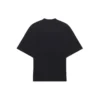 Tricou pentru bărbați Balenciaga cu imprimeu de alergare și logo, croială largă, mânecă scurtă, negru 641614TJVK61070