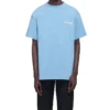 Tricou pentru bărbați Balenciaga cu imprimeu de Political Campaign, guler rotund, mânecă scurtă, albastru 570803TBV425840