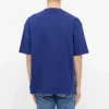 Tricou pentru bărbați Balenciaga cu logo alfabet, mânecă scurtă, albastru 612966TIV541195