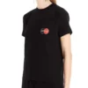 Tricou pentru bărbați Balenciaga cu logo imprimat pe piept, guler rotund și mâneci scurte, negru 620967TIV791000