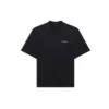 Tricou pentru bărbați Balenciaga cu logo sport retro, mânecă scurtă, negru 641614TJVL41000