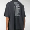 Tricou pentru bărbați Balenciaga din seria Speed Hunter, cu logo imprimat, stil retro, croială largă, mânecă scurtă, negru 541877TCV381055