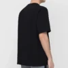 Tricou pentru bărbați Balenciaga Paris Love, cu imprimeu, mânecă scurtă, negru 594579TGV431000