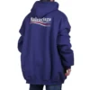 Tricou pentru bărbați Balenciaga SS21 cu imprimeu, albastru 620973TIV531195