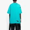 Tricou pentru bărbați Balenciaga SS21 cu imprimeu alfabetic, guler rotund și mâneci scurte, verde 651795TKVB84661