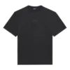 Tricou pentru bărbați Balenciaga SS21 cu imprimeu logo, croi lejer, guler rotund și mâneci scurte, negru 641675TKV711069