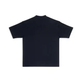 Tricou pentru bărbați Balenciaga SS21 cu imprimeu logo, mânecă scurtă, negru 612966TIV541070 Tricou pentru bărbați Balenciaga SS21 cu imprimeu logo, mânecă scurtă, negru 612966TIV541070
