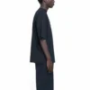 Tricou pentru bărbați Balenciaga, stil retro, croială lejeră, mânecă scurtă, negru 620969TIV791000