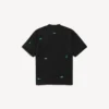 Tricou pentru bărbați cu 520 de autocolante, croială medie, în negru/verde