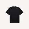 Tricou pentru bărbați cu croială medie, cu imprimeu „messy spray”, în negru