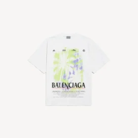 Tricou pentru bărbați „The Window” cu croială medie, de culoare albă