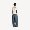 Tricou pentru femei Balenciaga cu croială medie, în culoarea crem