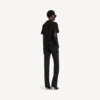 Tricou pentru femei Balenciaga Sacra Cœur cu croială medie, de culoare neagră