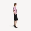 Tricou pentru femei Balenciaga Sacra Cœur cu croială medie, în nuanța roz vechi