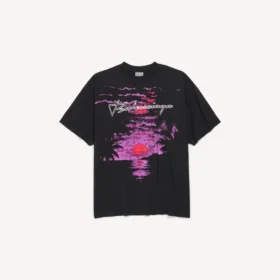 Tricou pentru femei „Dream” cu croială medie, negru