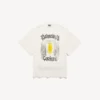 Tricou pentru femei Salon de Couture, cu croială specială, în culoarea crem