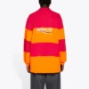 Tricou Polo cu mâneci lungi și decupaje „Raspberry Fluo Orange” 657073TKVA56667