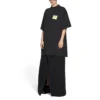 Tricou Post It Oversized „Washed Black” 739028TOVD41055