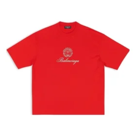 Tricou Qixi Crest, croială medie, „Roșu” 612966TMVL46971