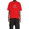Tricou Qixi Crest, croială medie, „Roșu” 612966TMVL46971