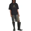 Tricou Qixi Crest cu croială medie „Negru” 612966TMVL41075