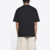 Tricou Retail Therapy, croială medie, „Negru-Galben” 612966TLVB11361