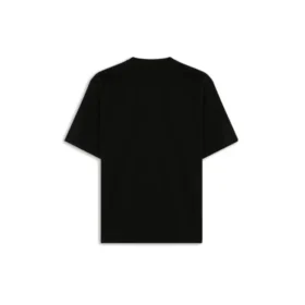 Tricou retro cu mânecă scurtă, croială largă, negru 620941TIV791000