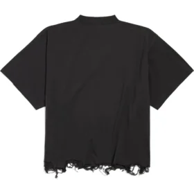 Tricou scurt BB Classic Balenciaga, oversized „Negru” 783399TQVS81083