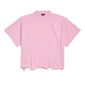 Tricou scurt BB Classic Balenciaga Oversized „Pink” 783399TQVS85708