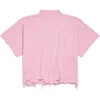 Tricou scurt BB Classic Balenciaga Oversized „Pink” 783399TQVS85708