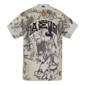 Tricou Skater Graffiti „Heather Grey” 739028TOVA71300